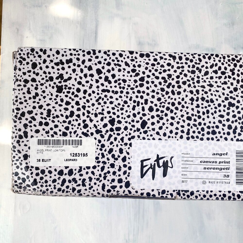 Eytys Angel Leopard/Serengeti Print Lug Sole Sneaker - Picture 12 of 12